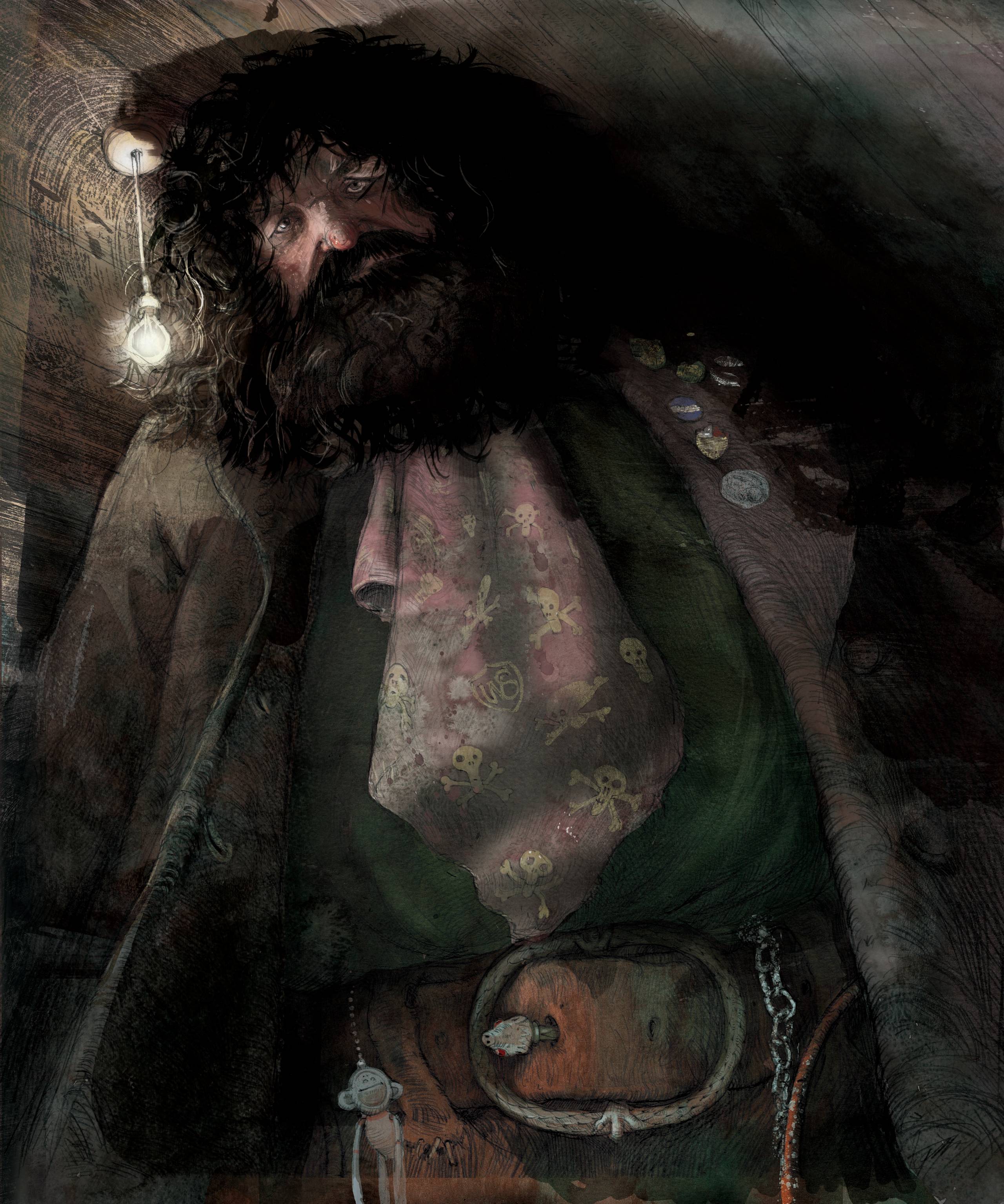 Hagrid illustration by Jim Kay