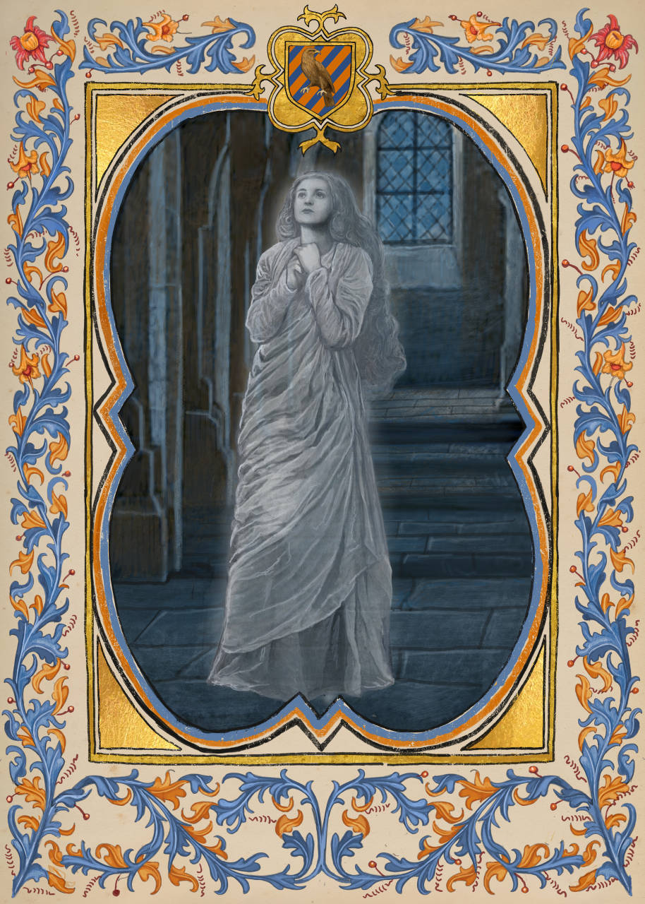 PMARCHIVE-PM illustrations Hogwarts Ghost Grey Lady still IWSzSPA7c6W2ZdA5PcGjv-b3