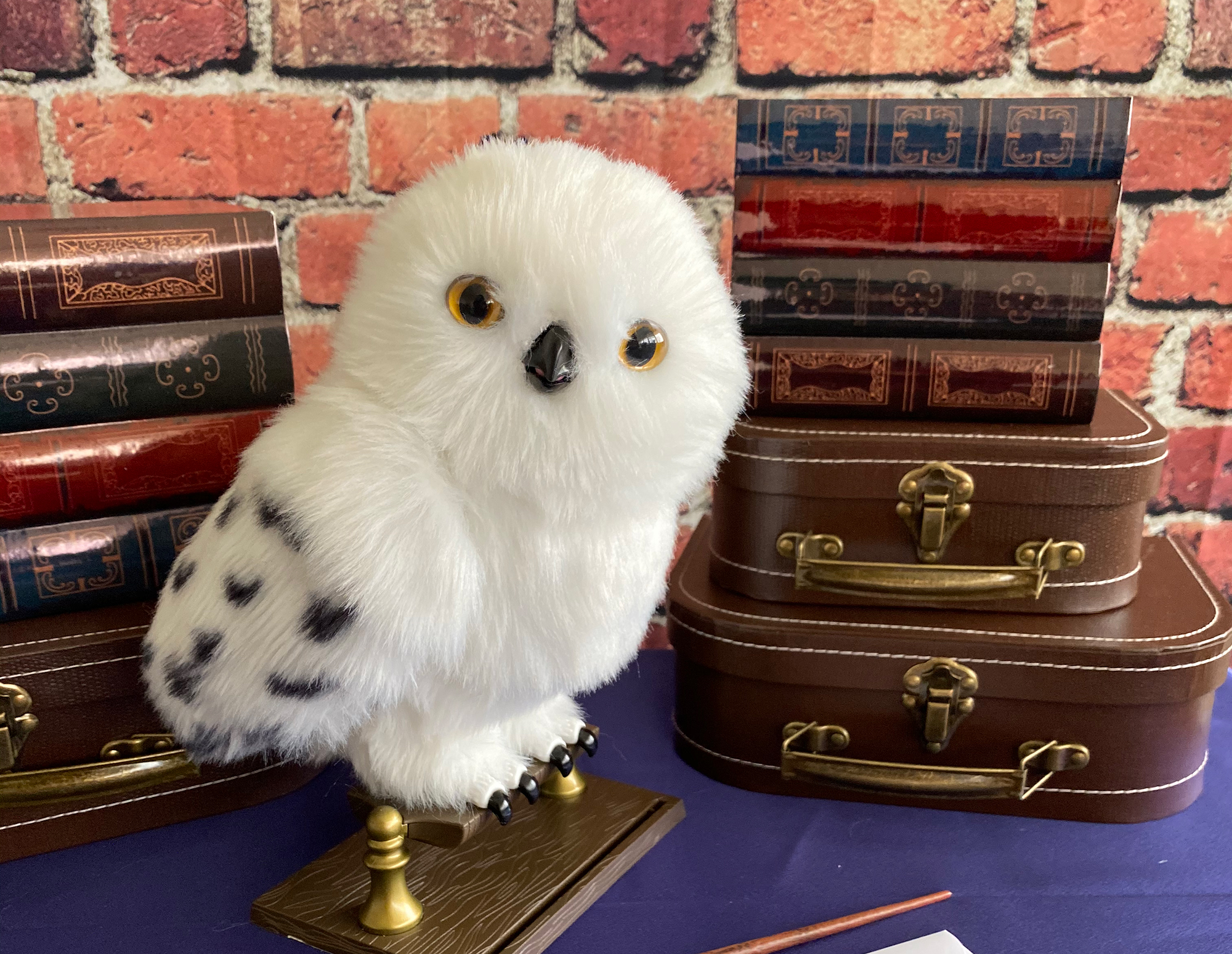 Toy Hedwig Snowy Owl Plush 12" Wizarding World Hogwarts Harry Potter LARGE