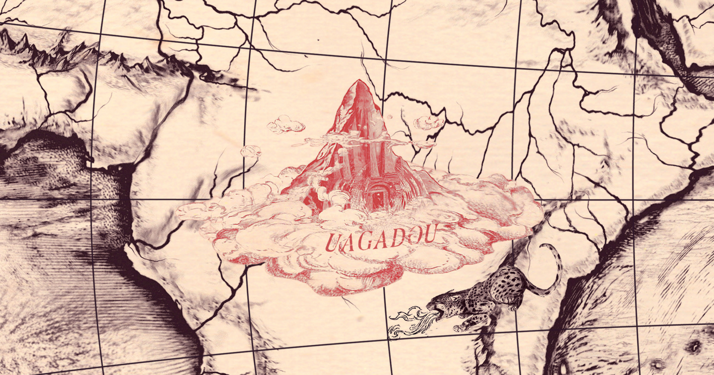 Уагадау | Хари Потър Wizarding-School-Map-Uagadou