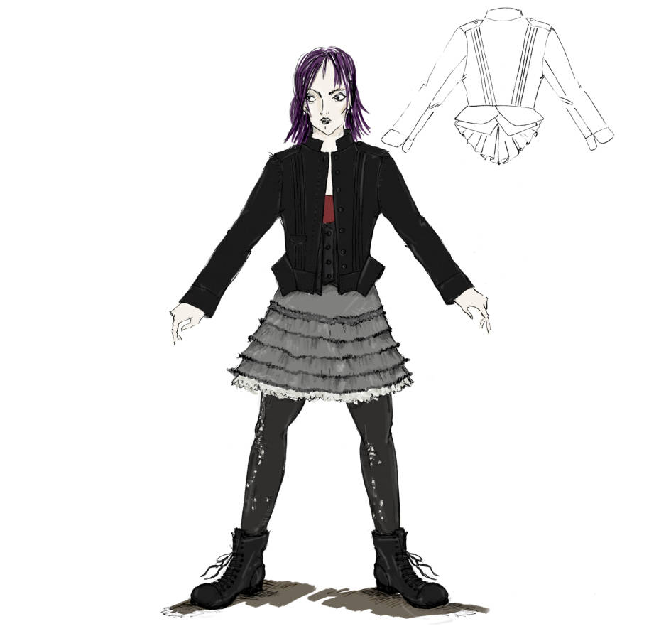 Illustration of Tonks from the Order of the Phoenix 