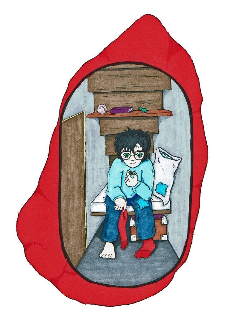 hpathome-fan-artwork-4-harry-under-stairs