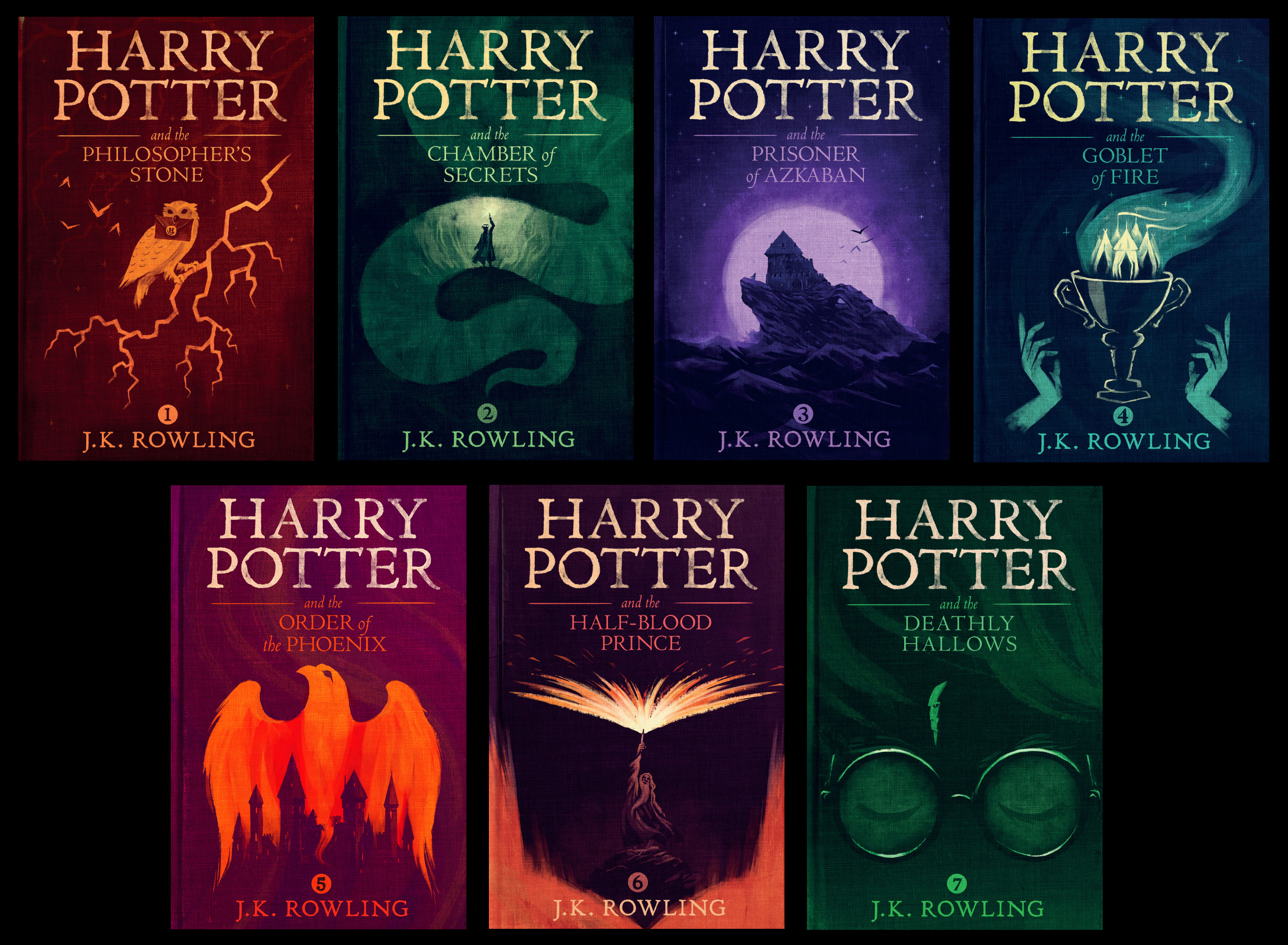 harry potter 5 book cover