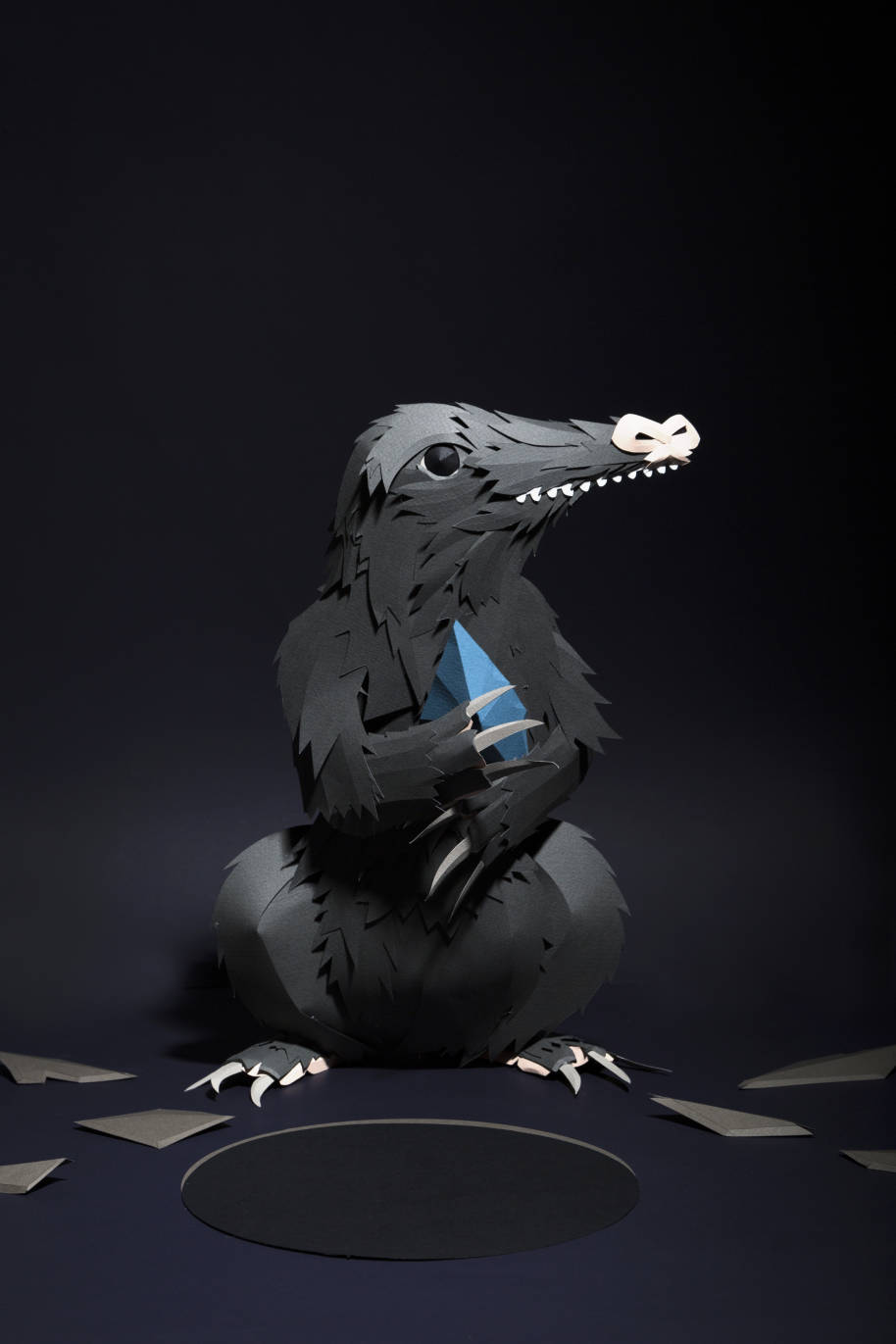 Paper model of a Niffler