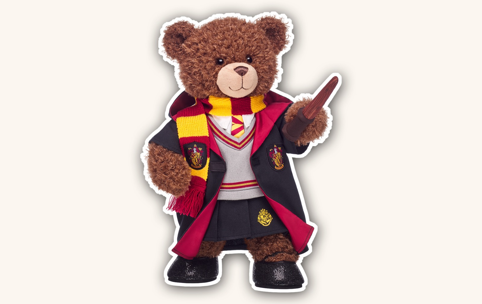 Build-A-Bear, Toys, Buildabear Harry Potter Plush 8 Bear Hufflepuff  Stuffed Animal Robe Vest