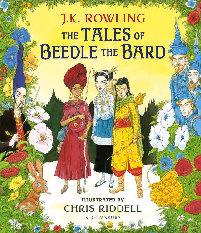 Bloomsbury's cover for The Tales of Beedle the Bard - Illustrated Edition. Artwork by Chris Riddell. 