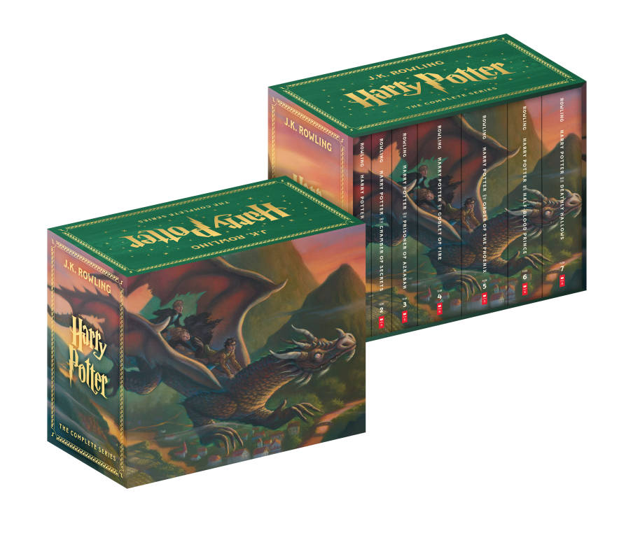 An image of the scholastic Harry Potter boxset. 