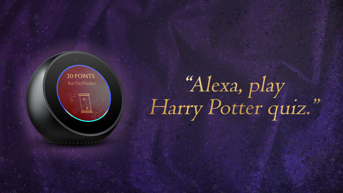 Harry Potter quiz on Amazon Alexa 