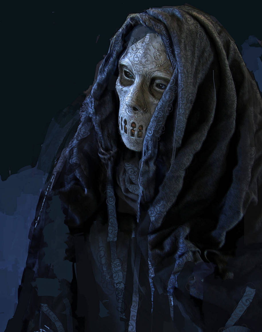Death Eater in robes 
