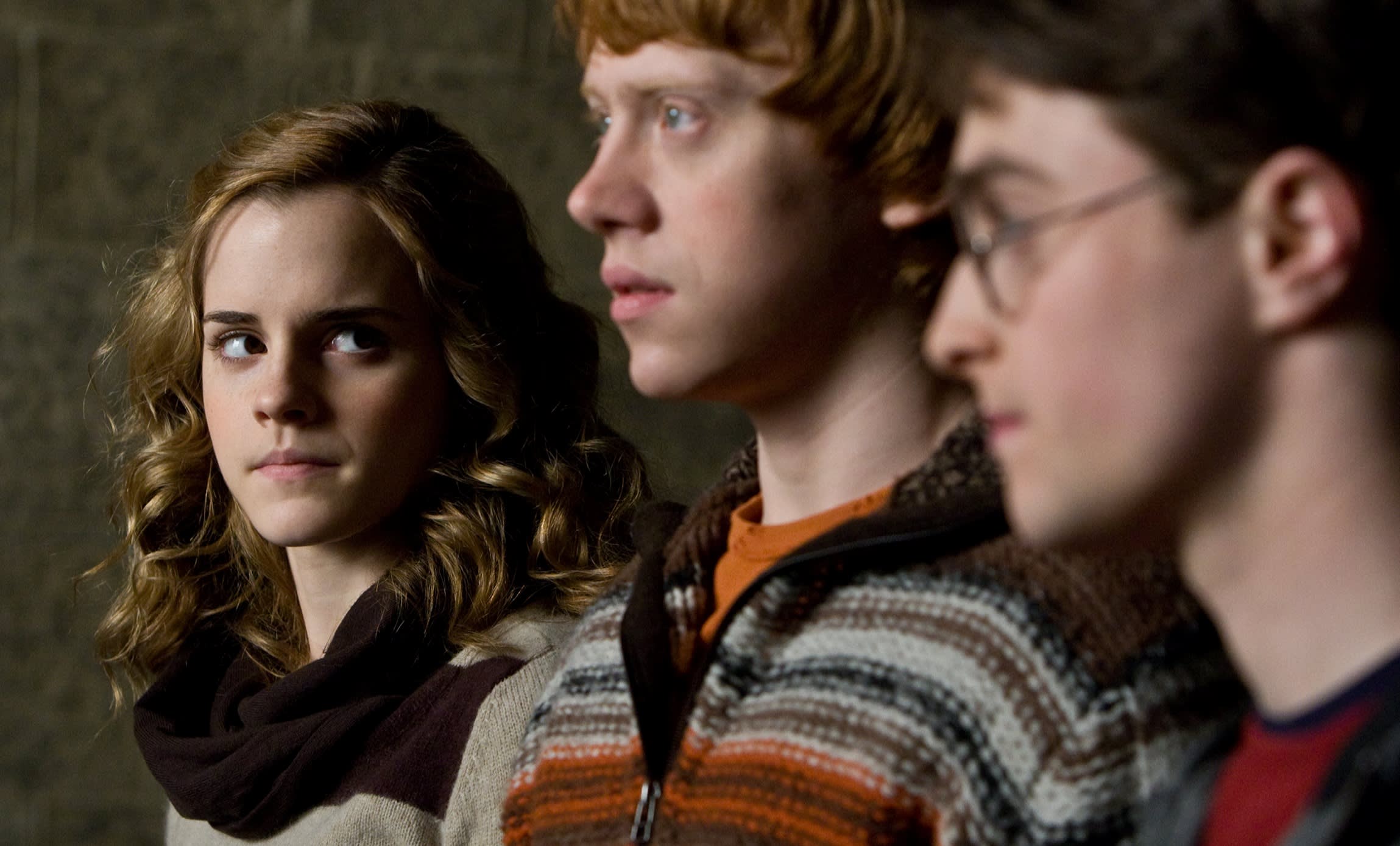 Harry, Ron and Hermione in Harry Potter and the Half-Blood Prince