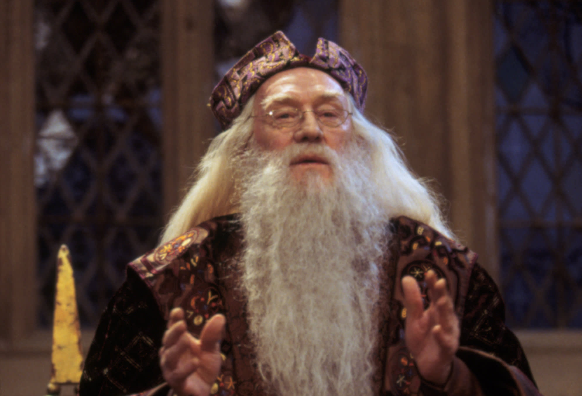 WB-HP-F1-philosophers-stone-dumbledore-at-great-hall-feast-speech