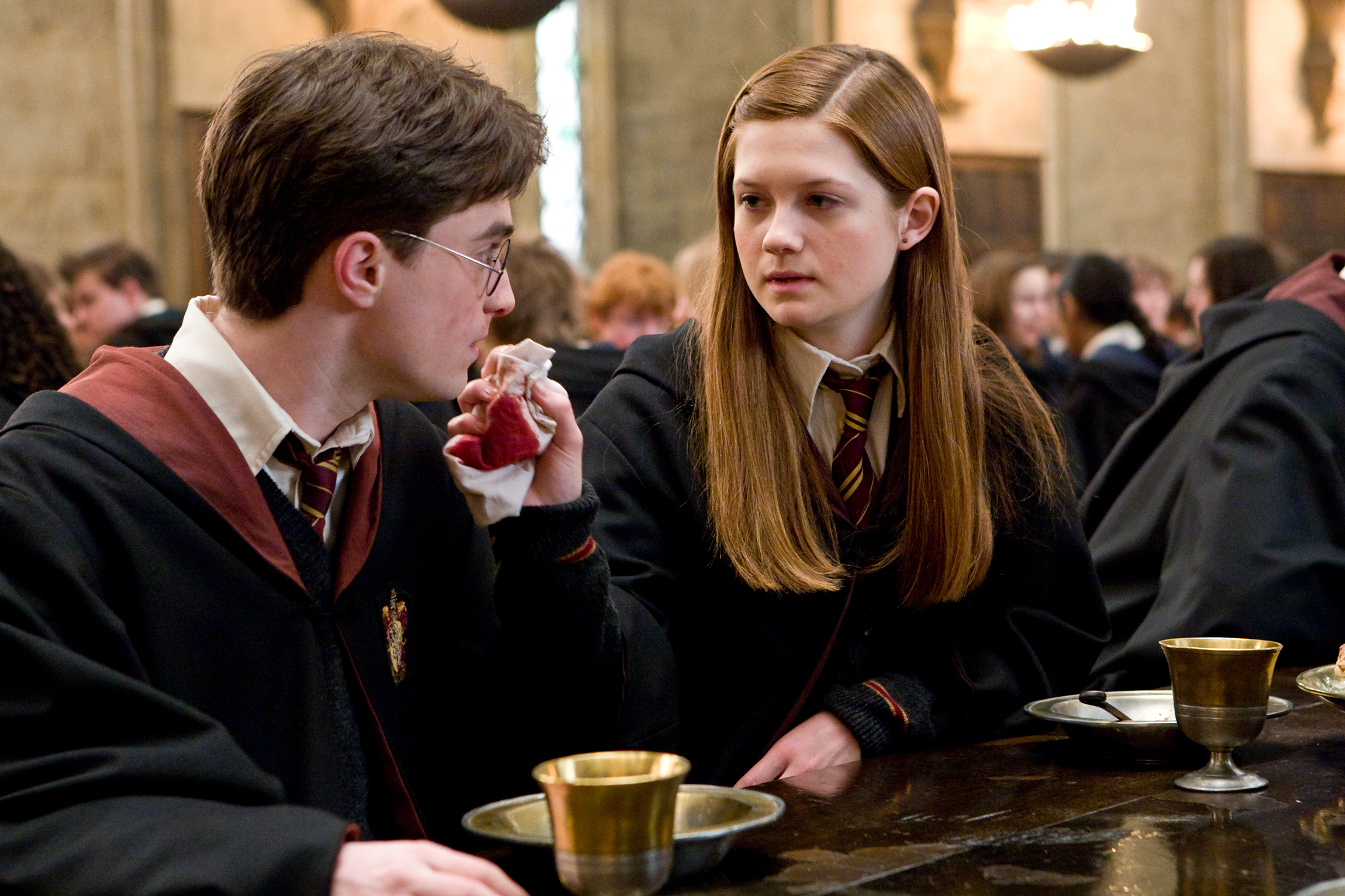 harry potter and the order of phoenix book ginny blacks out