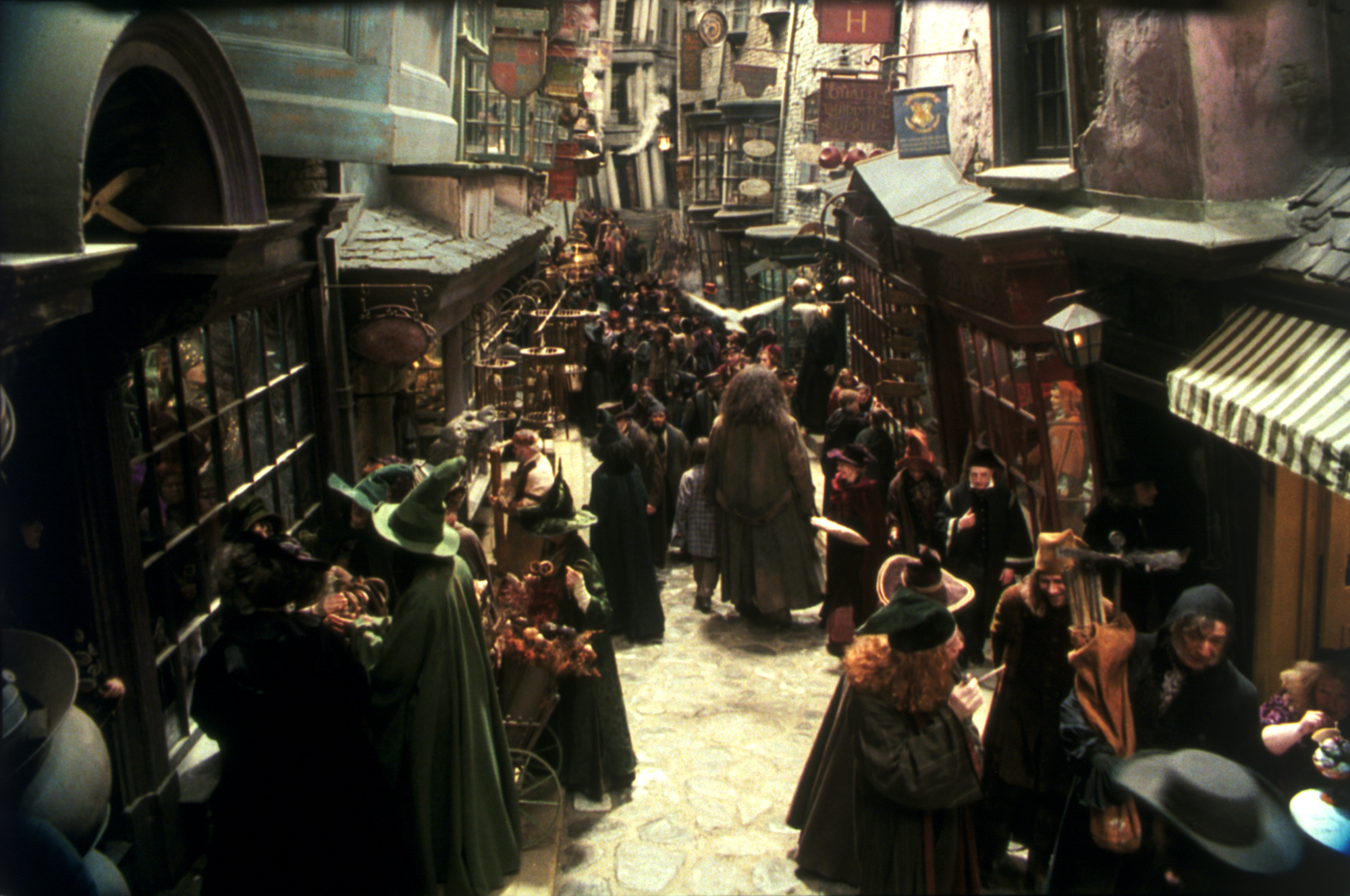 Harry and hagrid in diagon alley sale