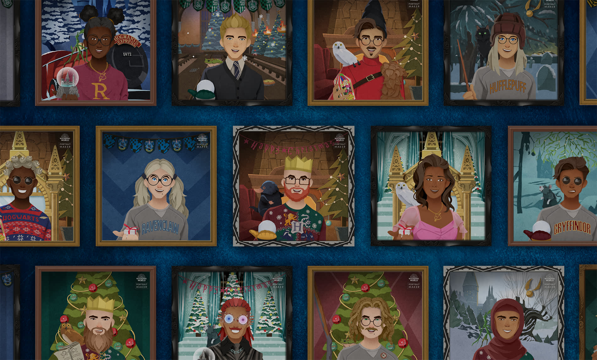 Give your portrait a festive makeover