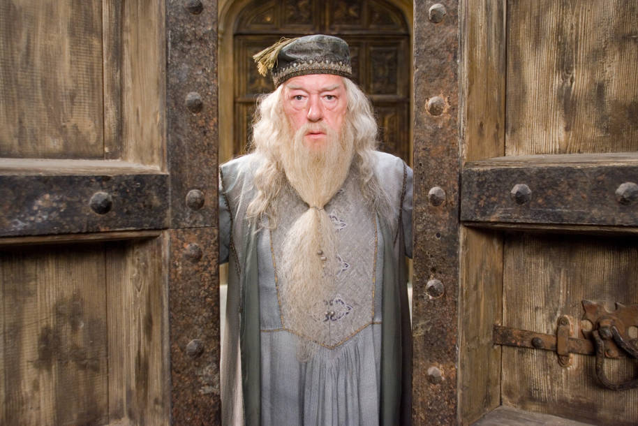 Dumbledore closing the doors 