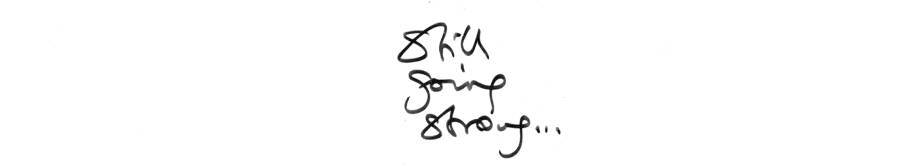 CC JKR handwriting Still Going Strong