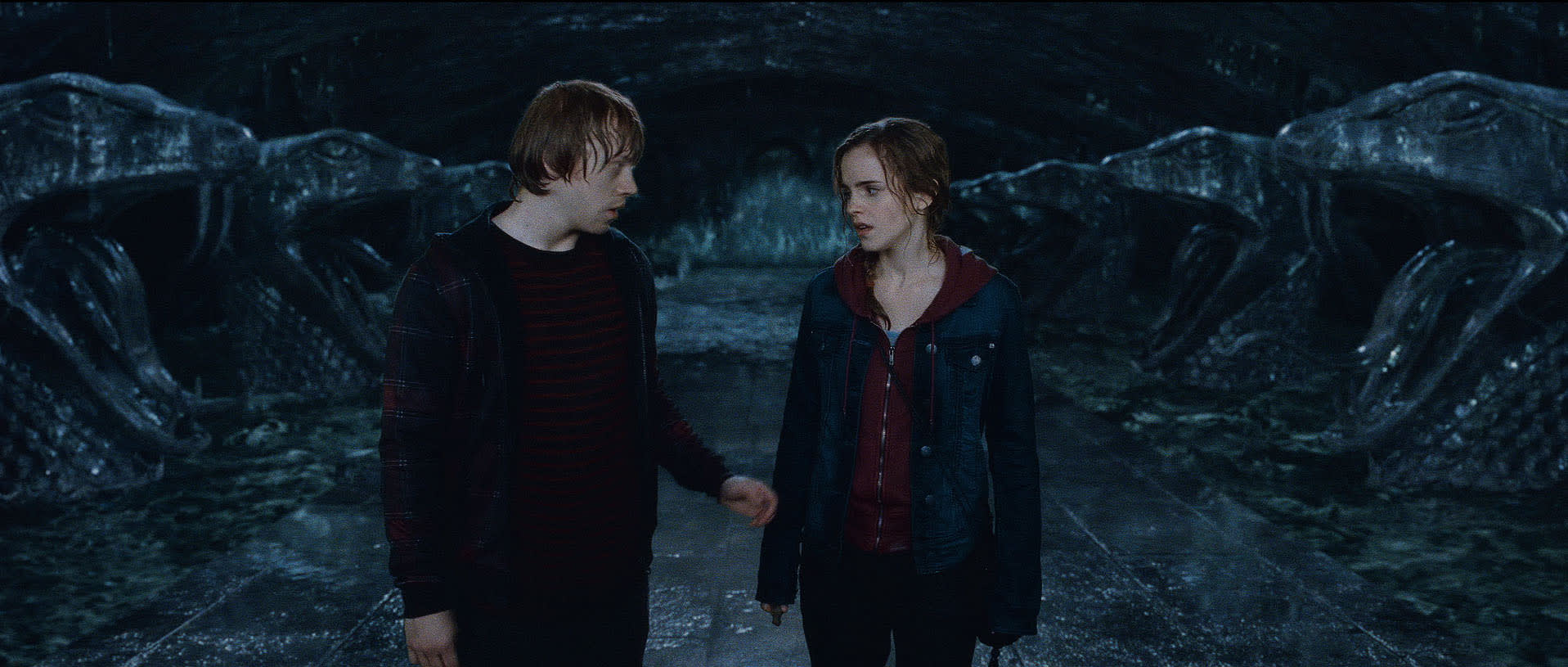 hermione and ron kiss