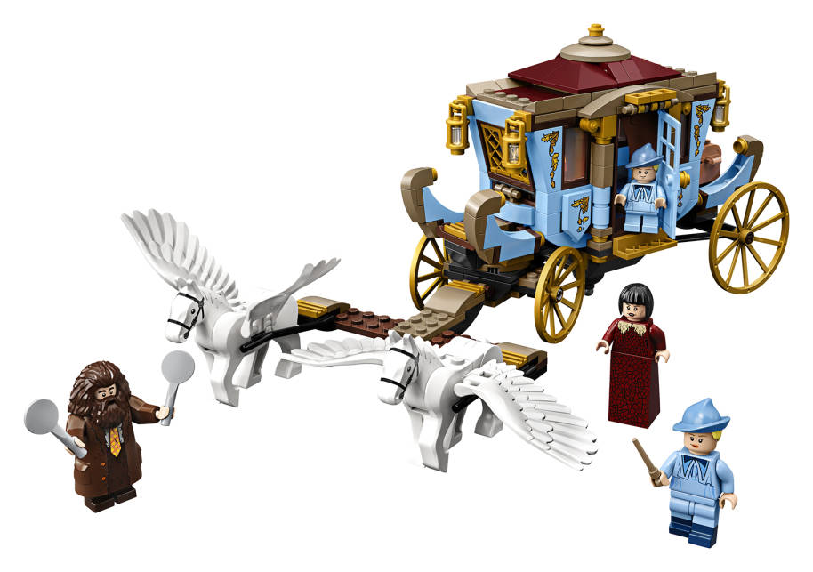 LEGO Beauxbatons' Carriage Arrival at Hogwarts