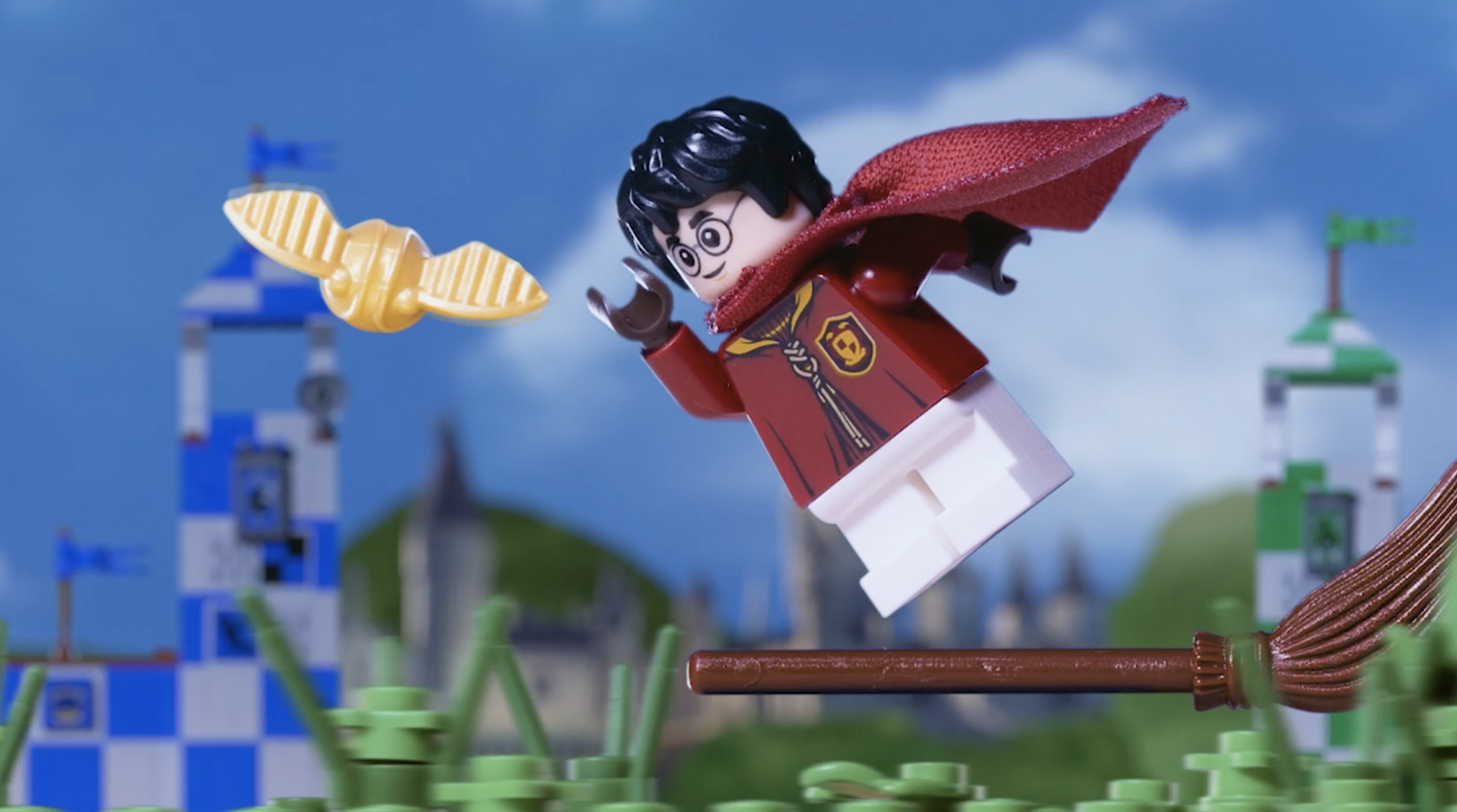 harry potter catching golden snitch