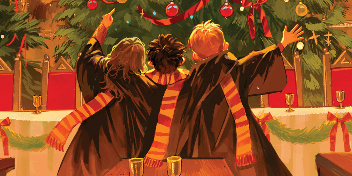 "Christmas at Hogwarts" illustrated book coming soon for 2024