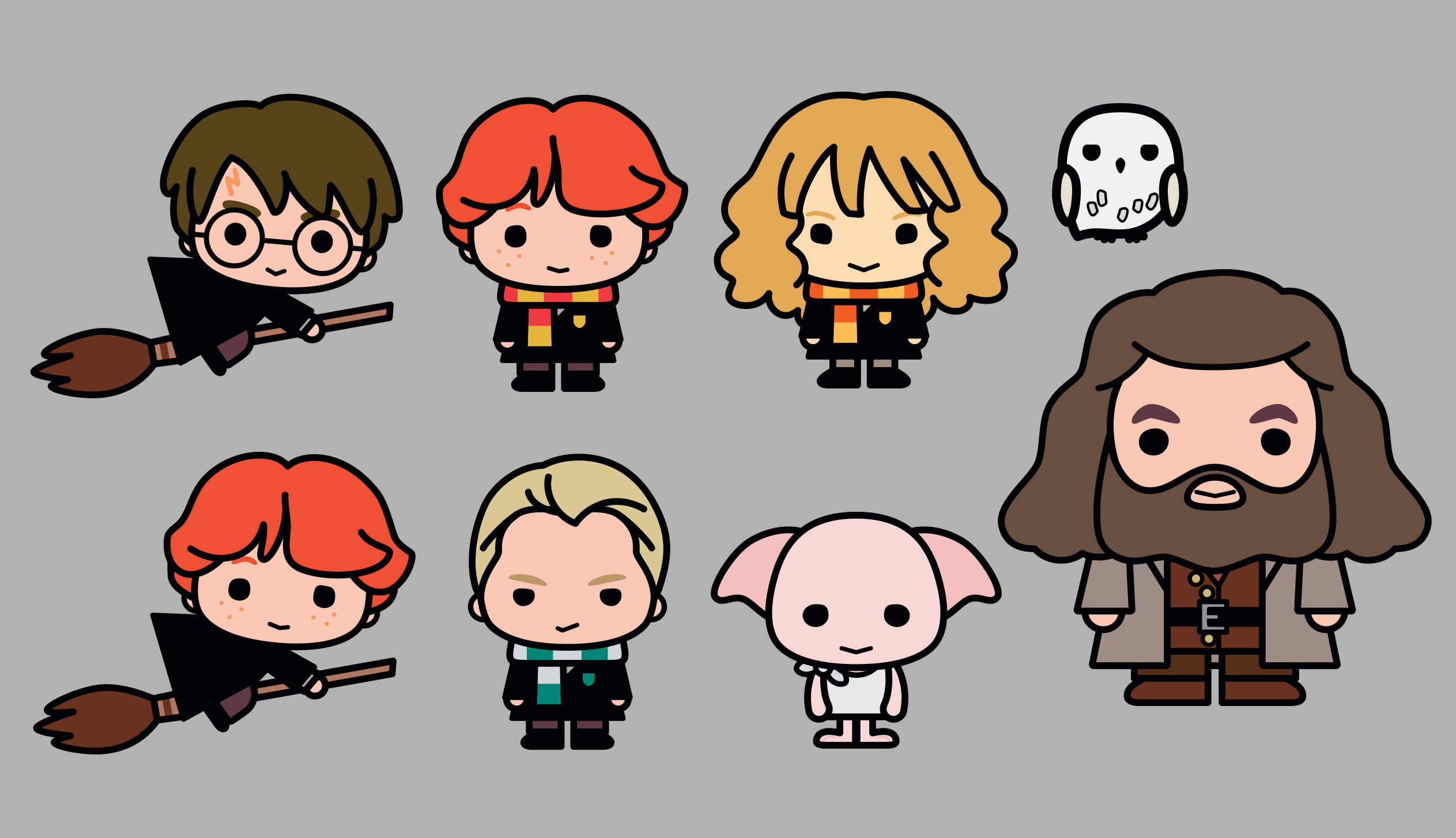 Harry Potter Chibi Style Vinyl Figurine Various Characters
