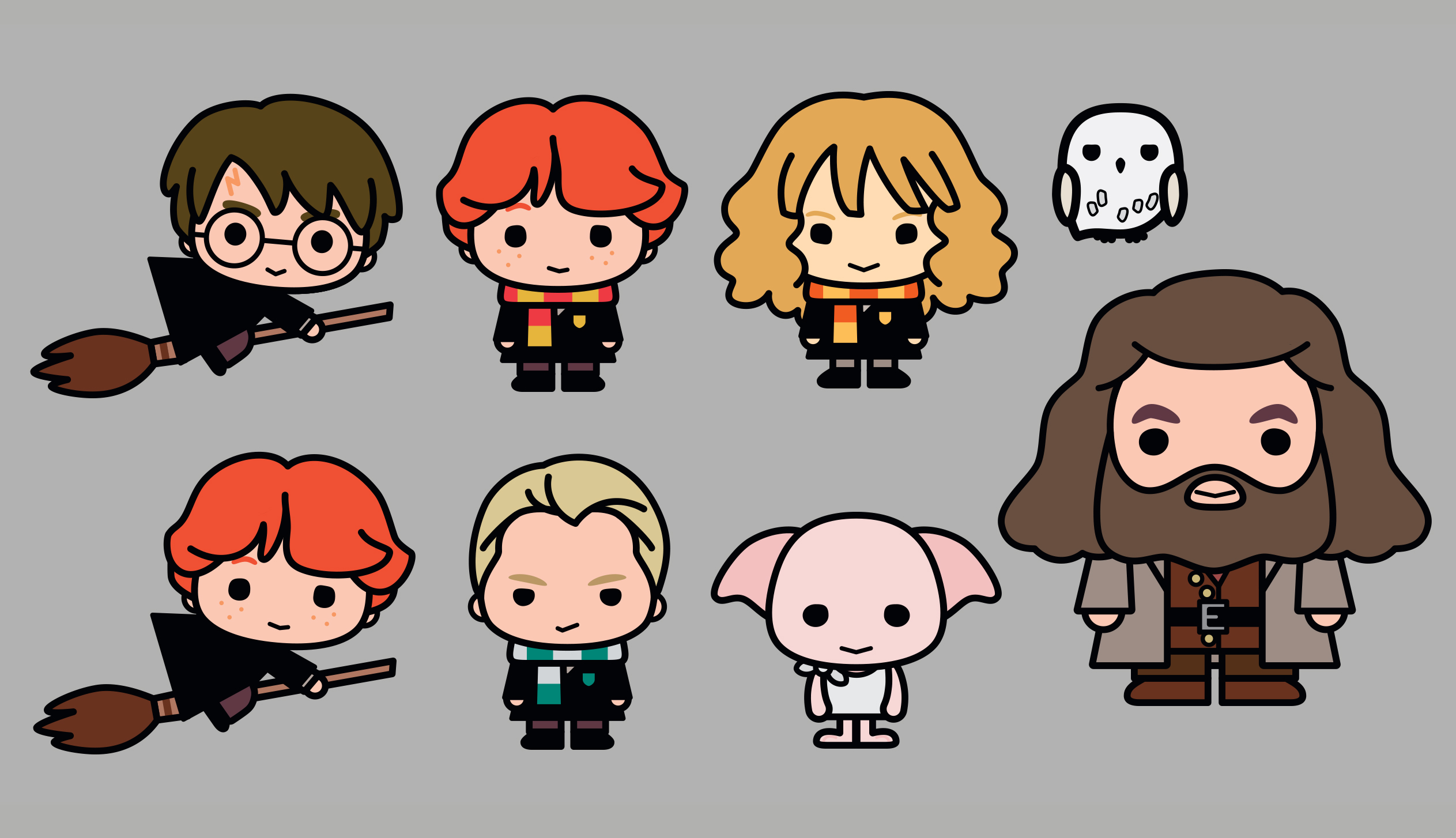 harry potter characters cartoon