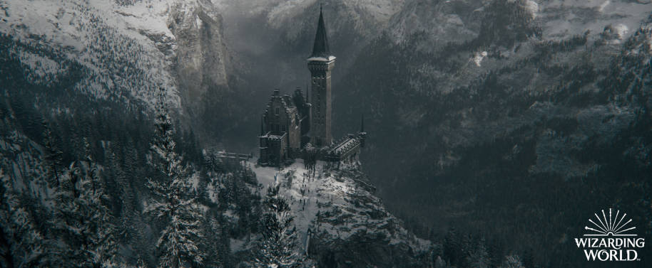 FB-F3-secrets-of-dumbledore-trailer-watermarked-nurmengard-mountain-snow-web-landscape