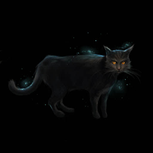 Illustration of Argus Filch's shrewd cat Mrs Norris