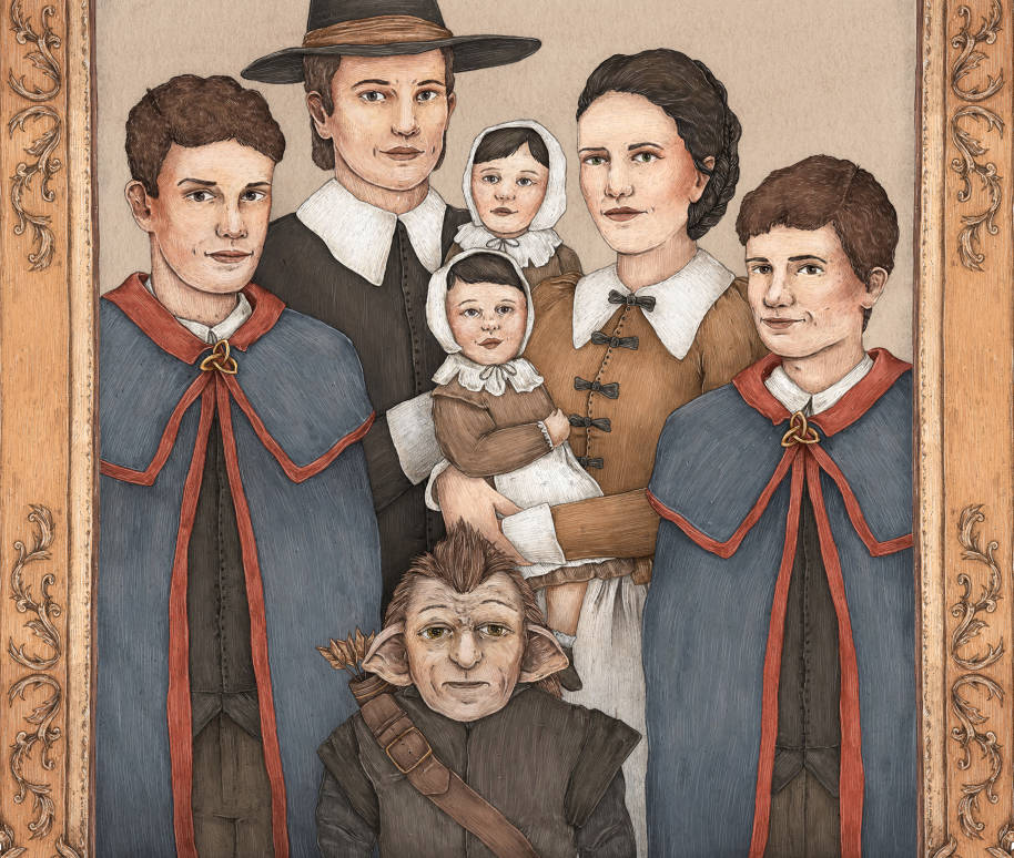 PMARCHIVE-PM Sayre family illustration Ilvermorny Isolt James Chadwick Webster Martha Rionach William 4X3dJKhF8Ay4aWi4Uuu06o-b5