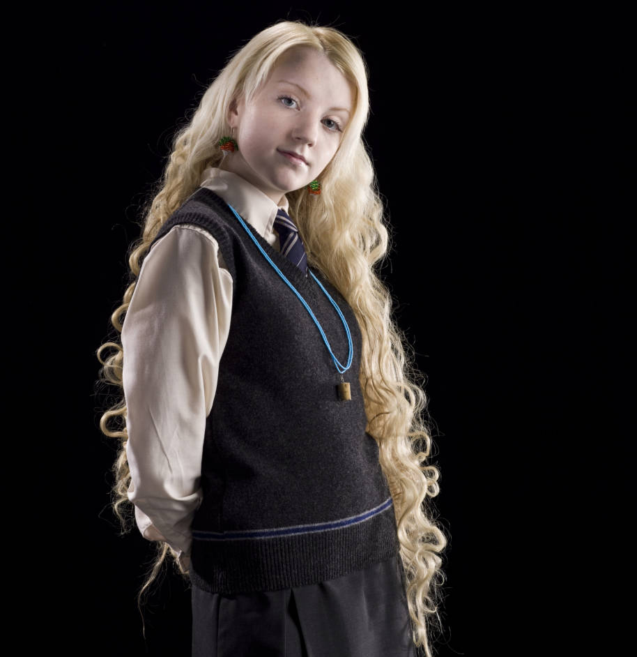 Luna Lovegood in her school uniform from the Half Blood Prince 