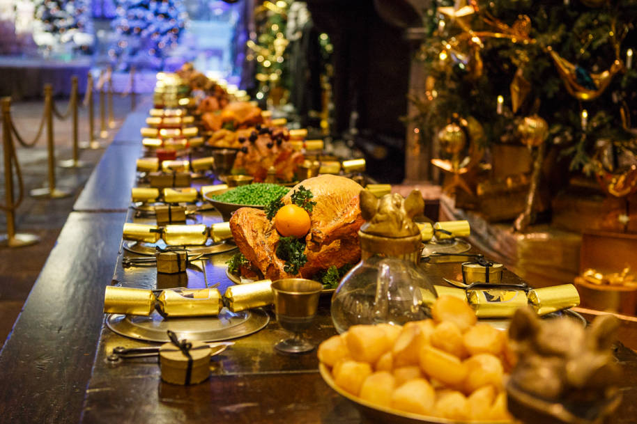 Christmas dinner by Warner Bros. Studio Tour London 