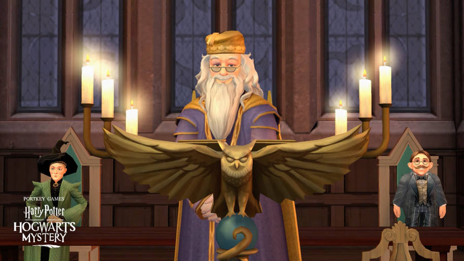 Hogwarts-Mystery-screengrab-dumbledore-great-hall