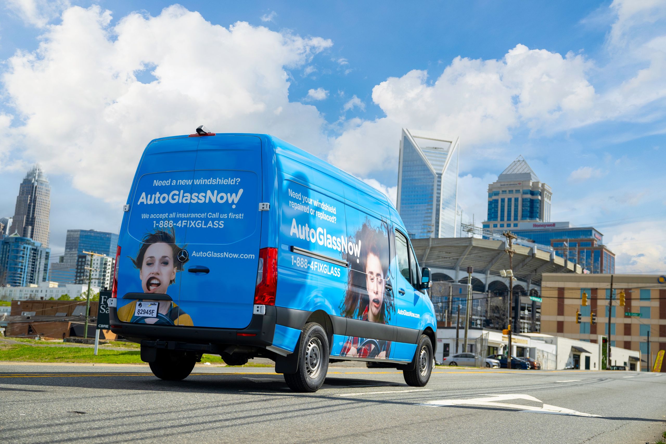 Auto Glass Now mobile glass service vehicle