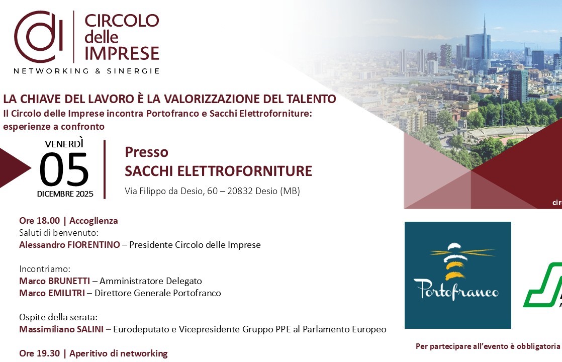 LA CHIAVE DEL LAVORO E' LA VALORIZZAZIONE DEL TALENTO