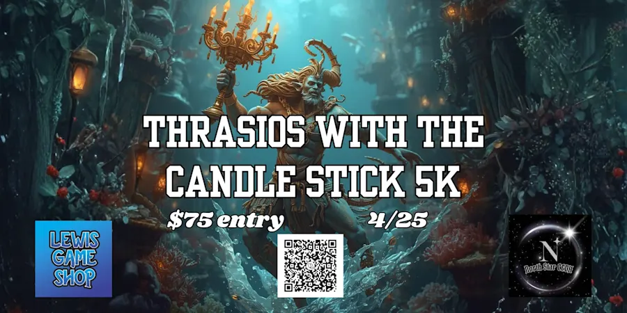 Thrasios with the Candle stick 5k