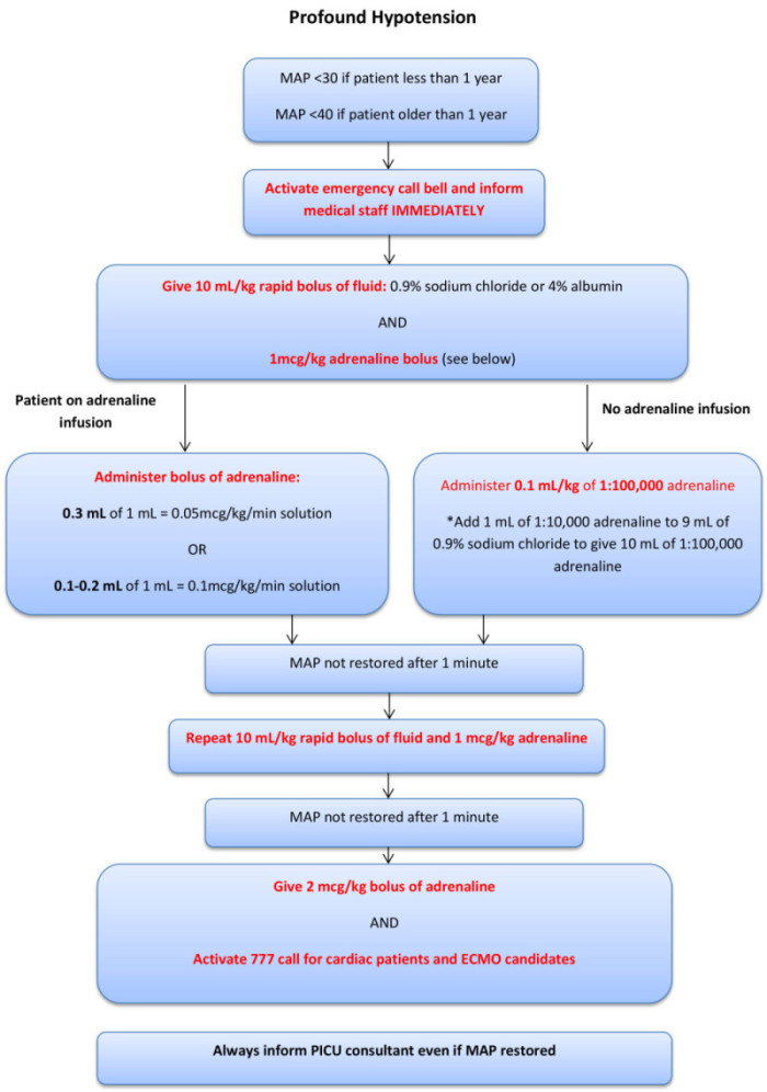 Inotrope (vasoactive medication) administration in the Paediatric ...