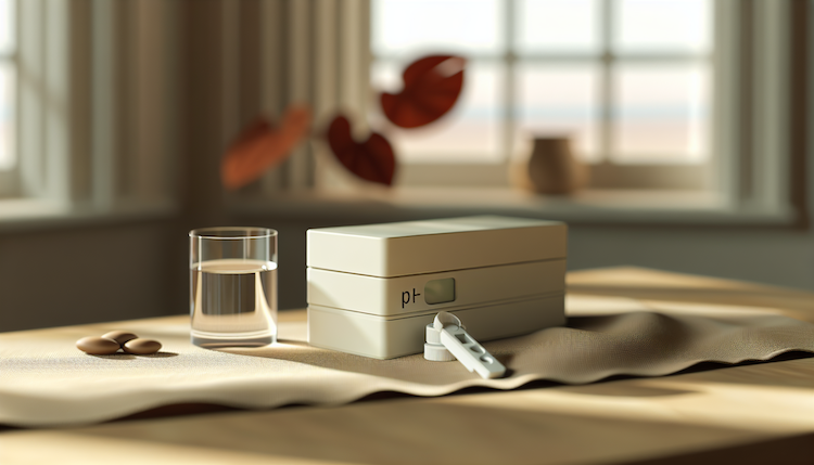 "A cozy kitchen corner features a fruit bowl filled with colorful apples and oranges, casting gentle shadows on the counterto