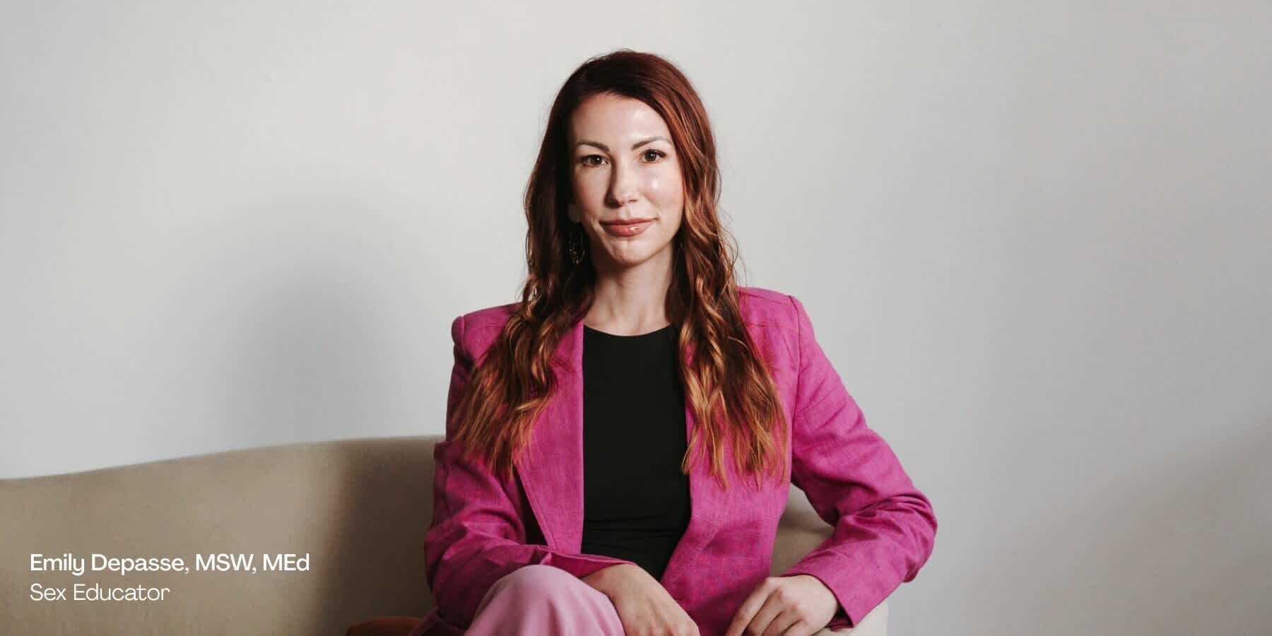 Bio pic of Emily Depasse, MSW, MEd, Sex Educator