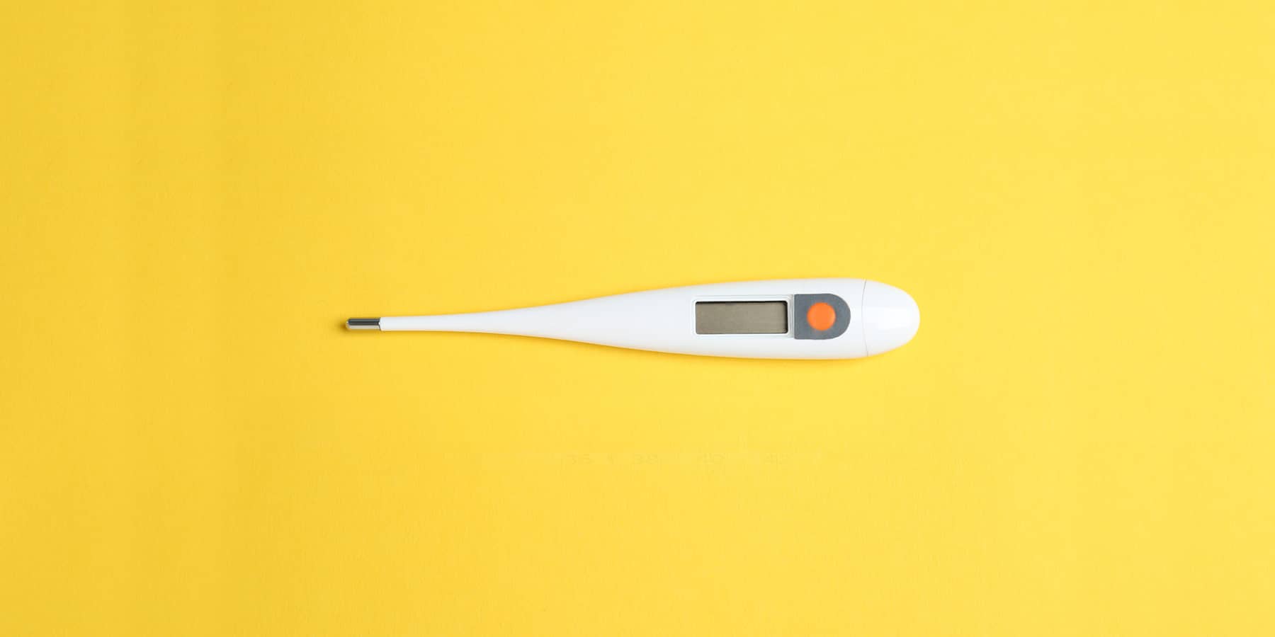 Digital thermometer that can be used to check for fever that may be a warning sign of hepatitis C