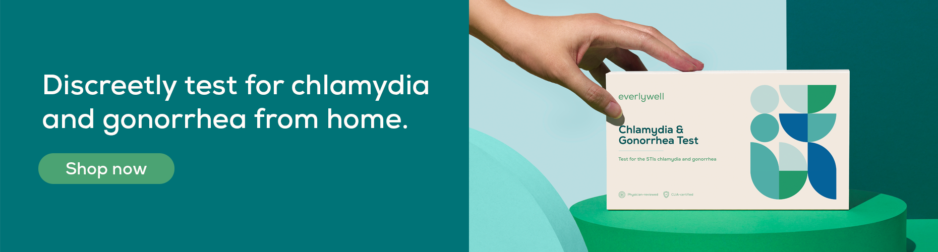 Everlywell Chlamydia and Gonorrhea Test CTA graphic