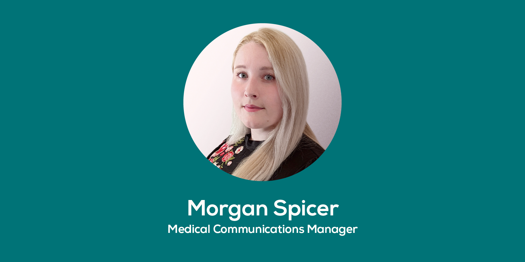 Picture of Morgan Spicer, Medical Communications Manager
