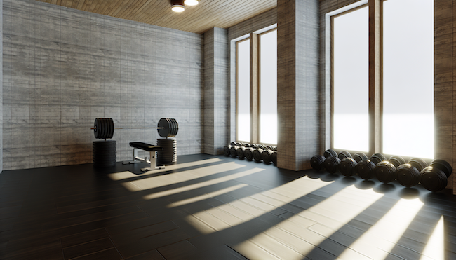 A tranquil bedroom scene with a neatly made bed, soft morning light filtering through the window, illuminating a cozy blanket