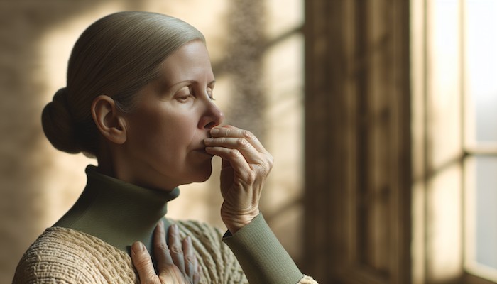 A neatly arranged fruit bowl and a teapot rest on a kitchen table, inviting a moment of tranquility and reflection.