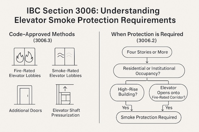 IBC Section 3006: Elevator Smoke Protection Requirements Explained (2025 Guide)