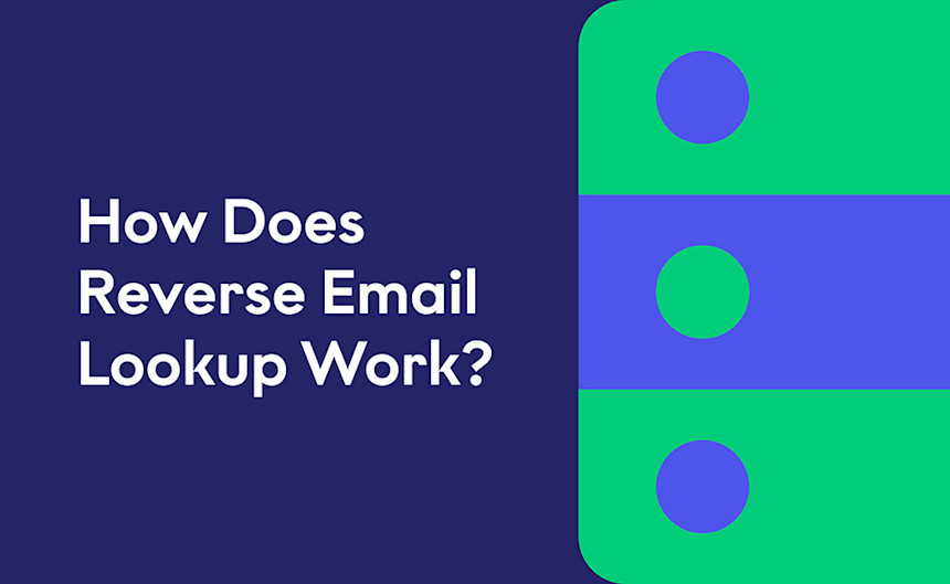 Stylised hero image for Fourthline guide on how reverse email lookup works