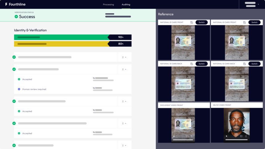 AML solutions - conclusive outcome response interface