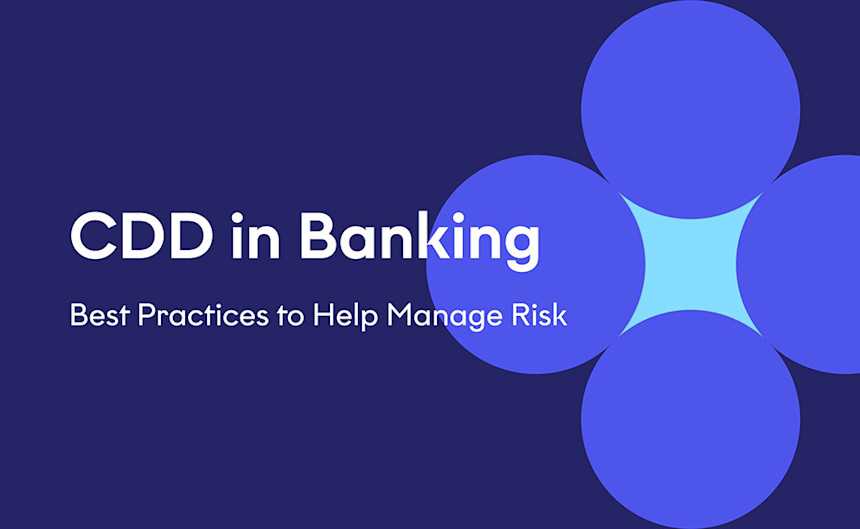 Stylised hero image for Fourthline guide on CDD in banking