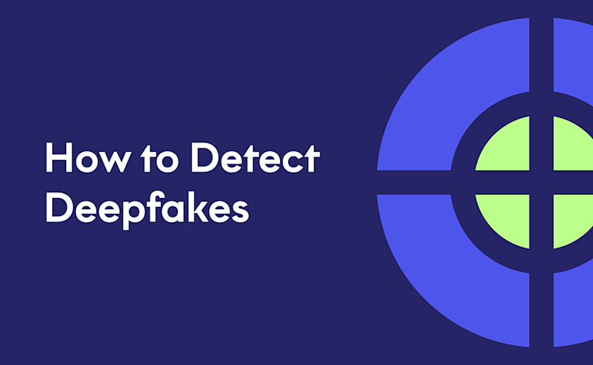 Stylised hero image for Fourthline guide on how to detect deepfakes
