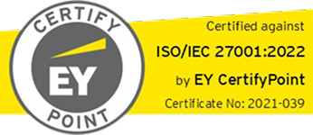 Certified against ISO/IEC 27001:2022