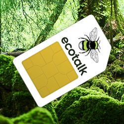 Ecotalk - 5G Eco Friendly SIM Only Deals - 3GB Monthly Data, Unlimited Calls Texts £8 A Month - Get Triple Data For Free - The UK's Best Network